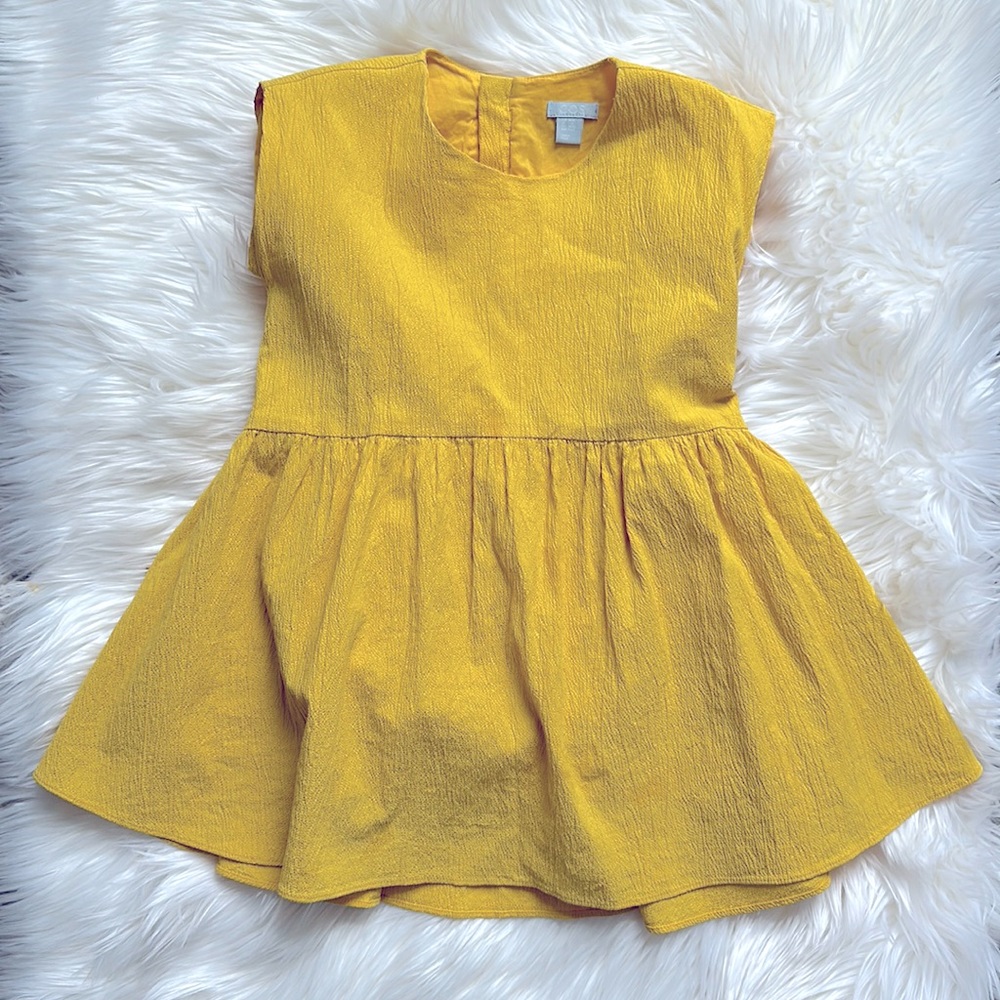 Yellow dress from COS